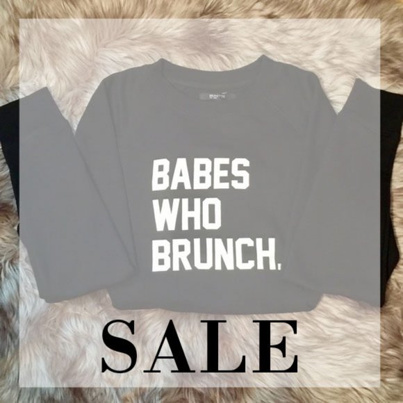 Brunette the Label Tops - RESERVED! Brunette the Label crew neck sweatshirt